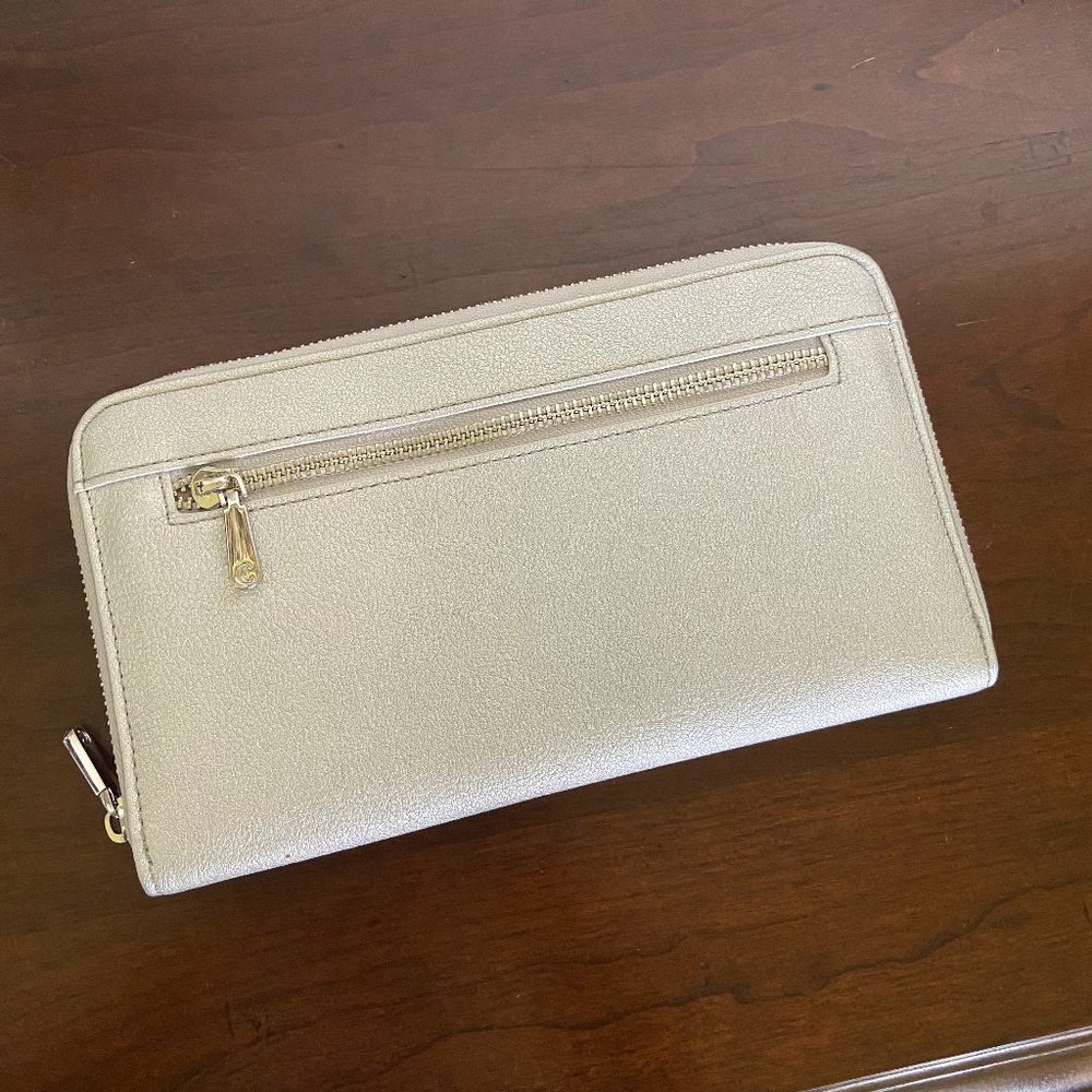 Silver wallet/clutch
